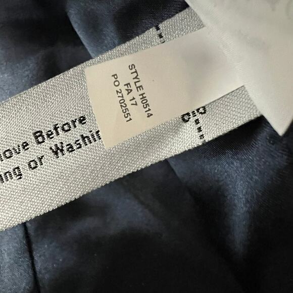 J. Crew Faux Fur Navy Blue Vest Women Size Medium - Picture 11 of 12